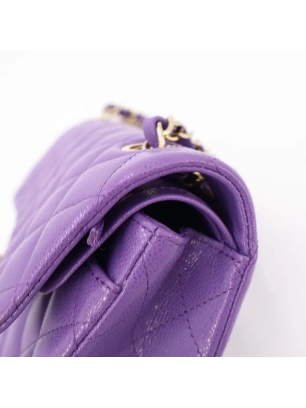 Chanel Cabiskin Quilted Chain Shoulder Bag